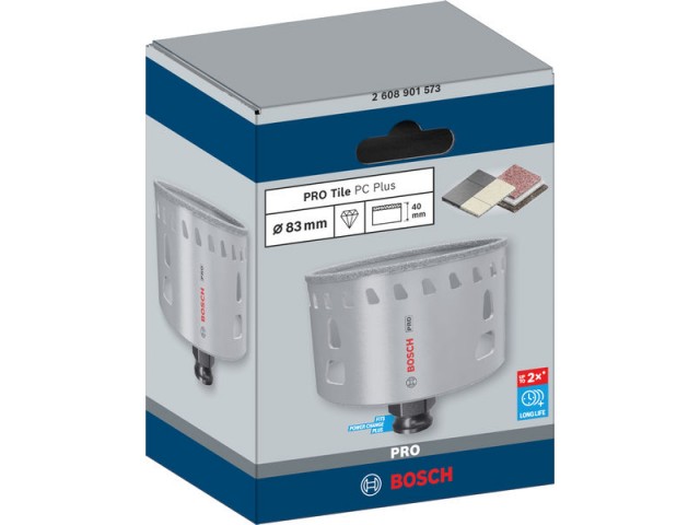 Žaga za izrezovanje lukenj Bosch PRO Tile PC Plus, 83mm, 2608901573
